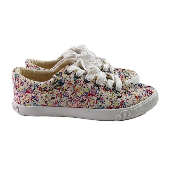 Rocket Dog Shoes - Rocket Dog Platform Multi Color Low Top Lace Up Shoes Women's Size 7.5